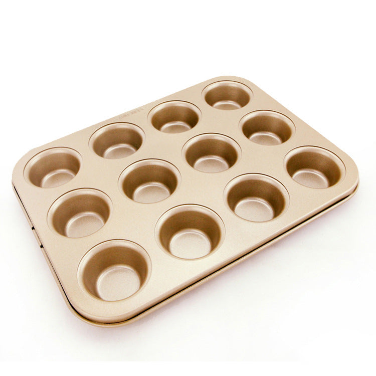 12 Cups Muffin Baking Bread Cake Mold